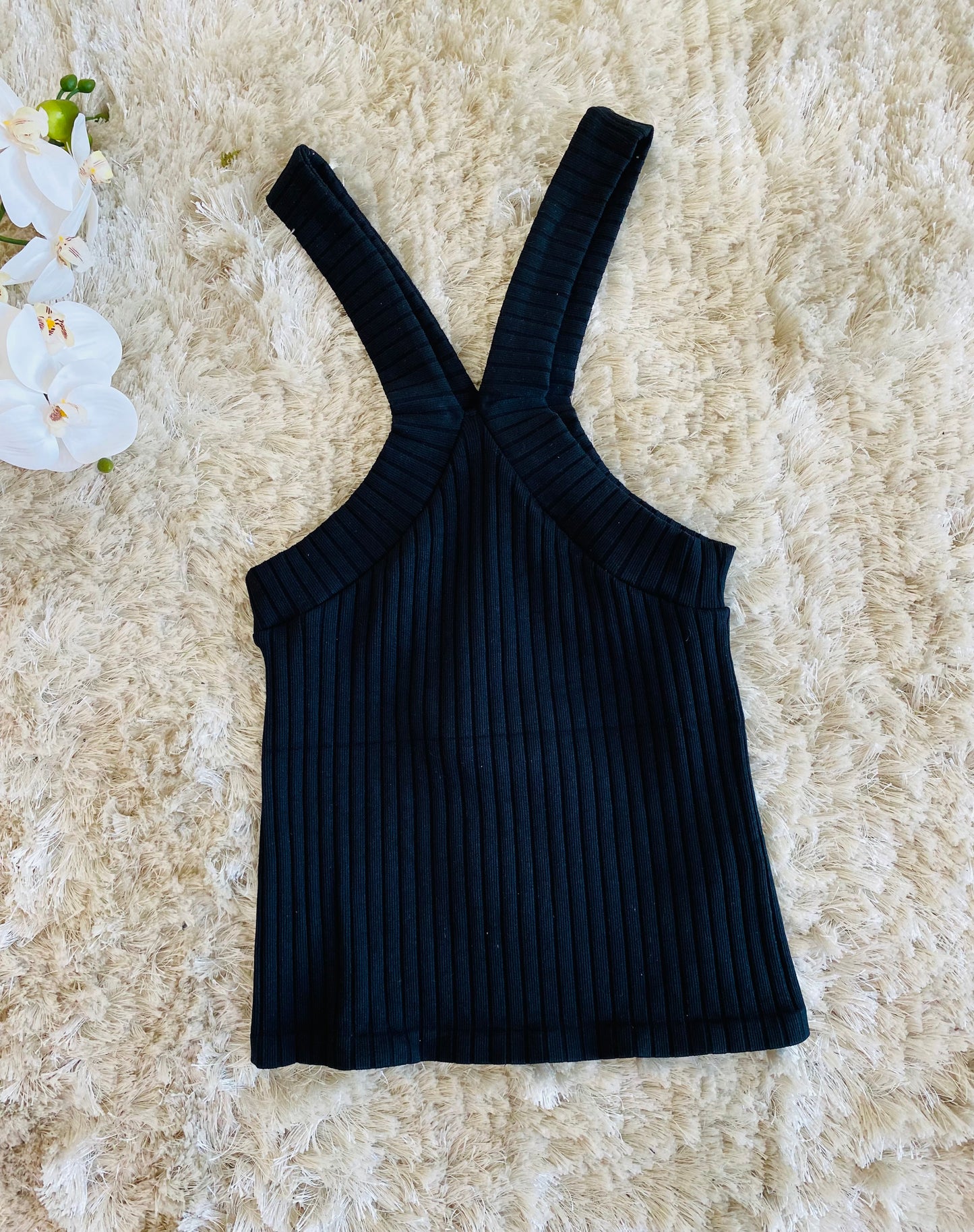 Cross Neck Basic Top