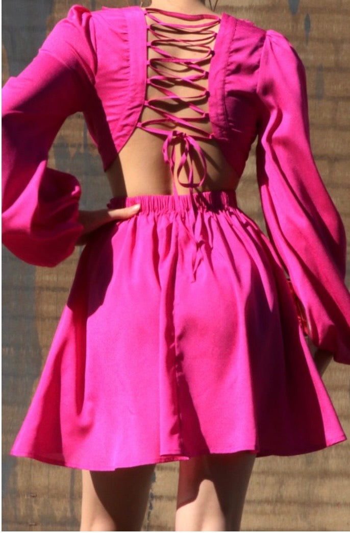 Fuchsia Mini Dress