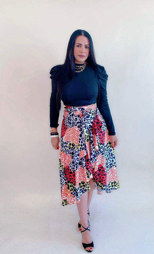 Mock Neck Long Sleeve Top