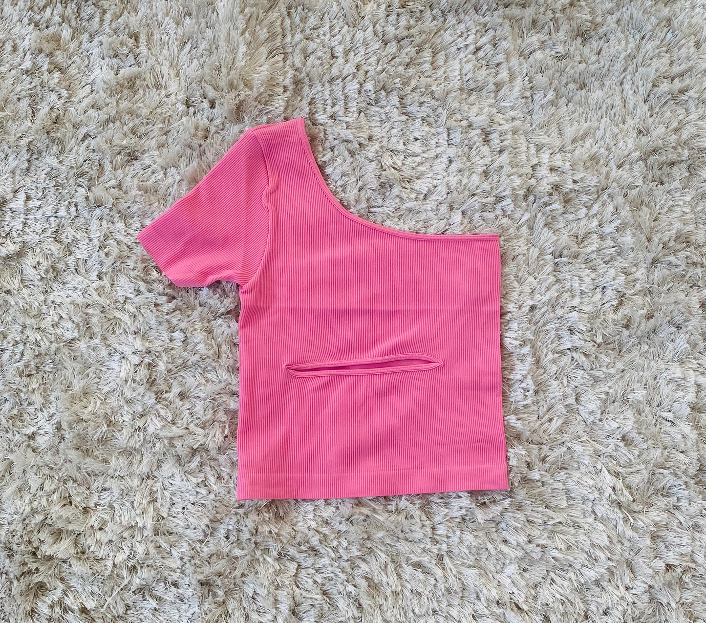 One Shoulder Cut Out Basic