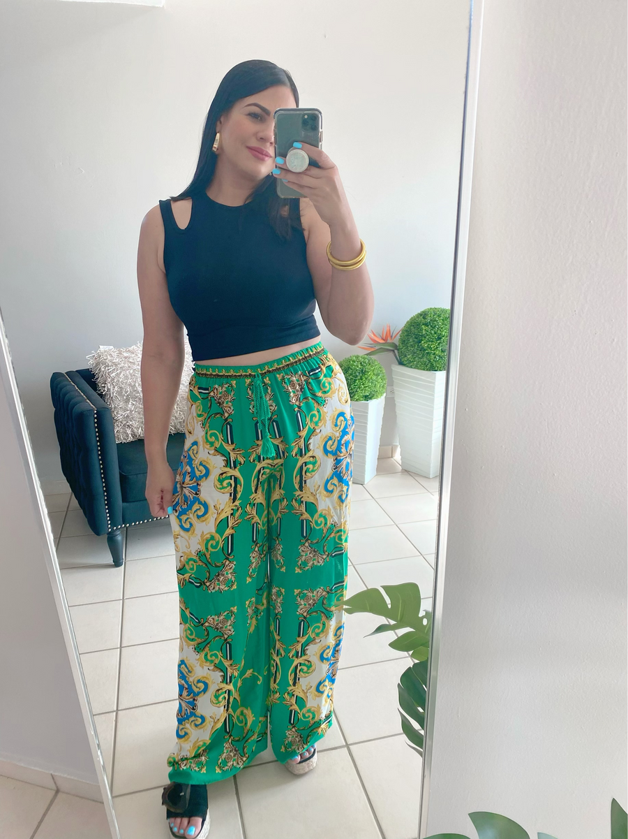 Tropical Palazzo Pant