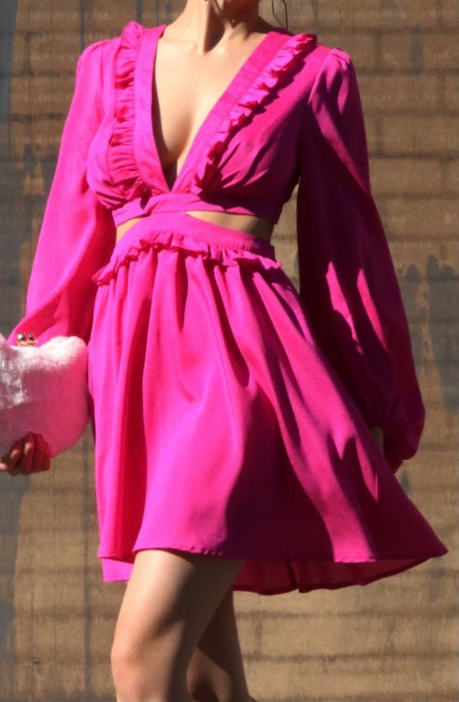 Fuchsia Mini Dress