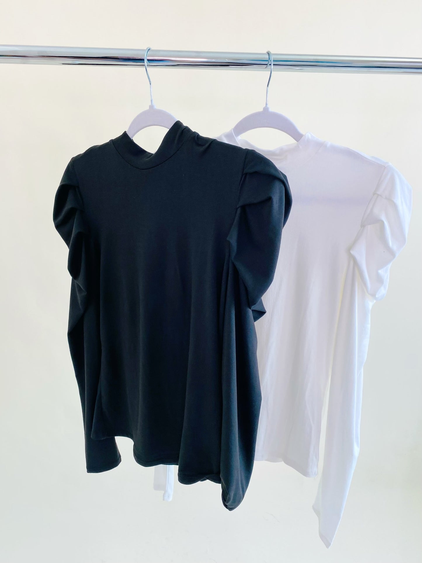Mock Neck Long Sleeve Top