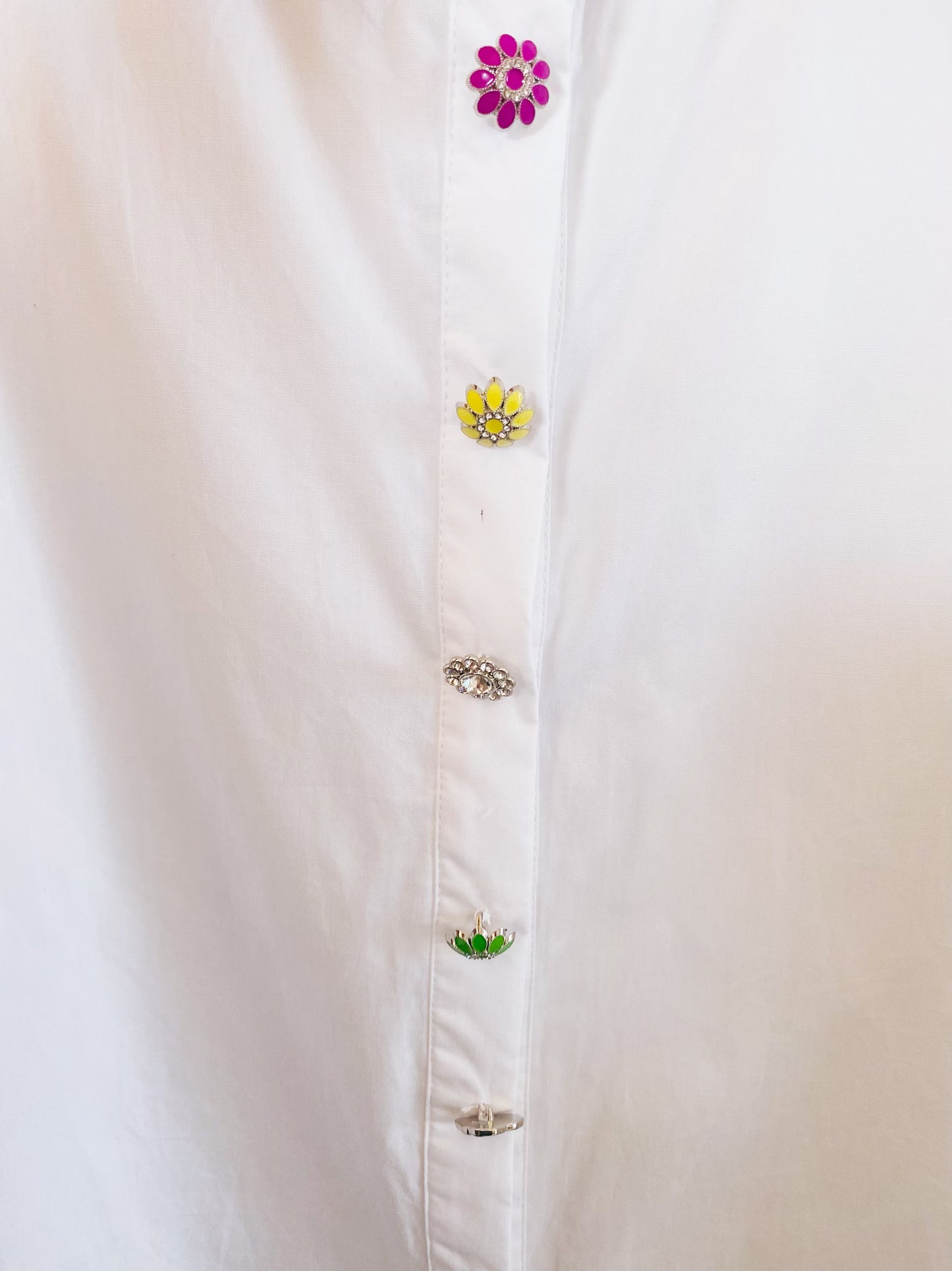 Floral Buttons Blouse