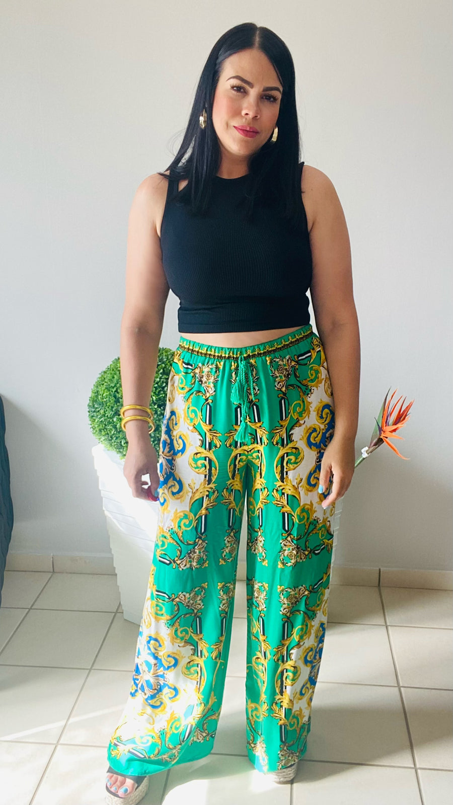 Tropical Palazzo Pant