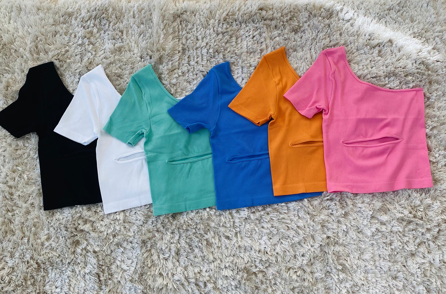 One Shoulder Cut Out Basic