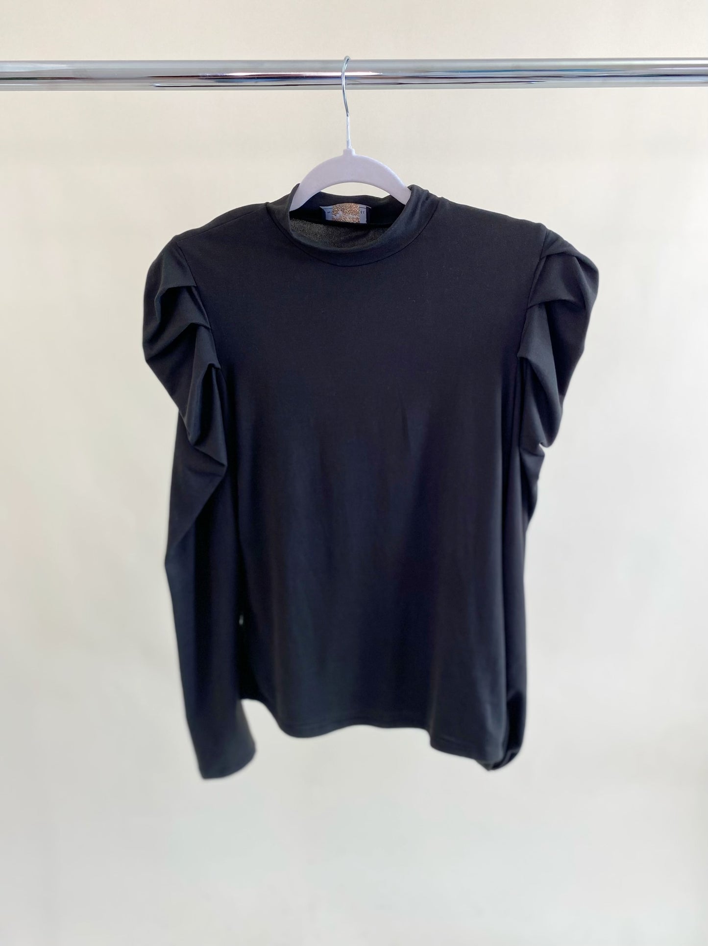 Mock Neck Long Sleeve Top