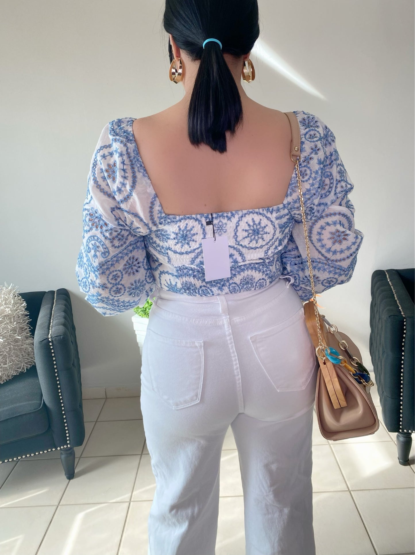 Adelaide Eyelet Blouse