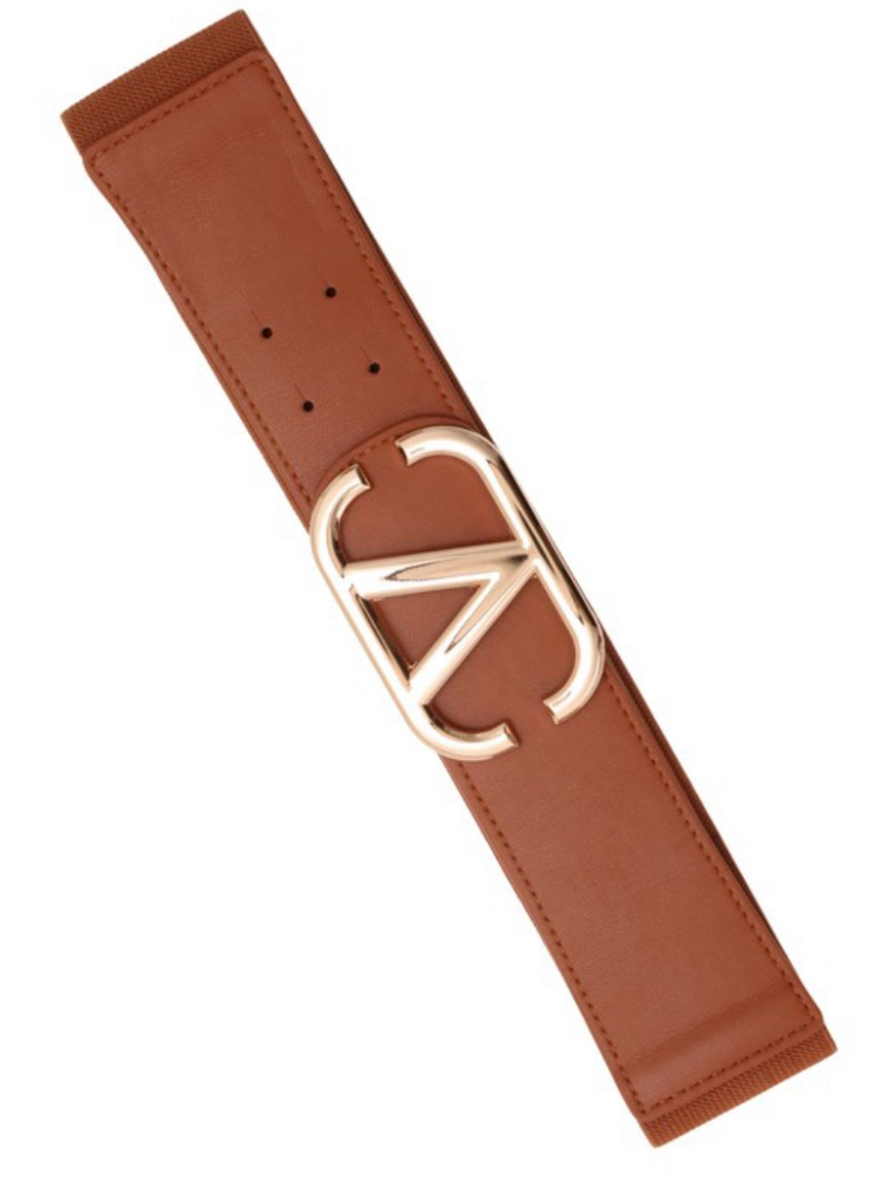 Square Buckle Elastic Belt