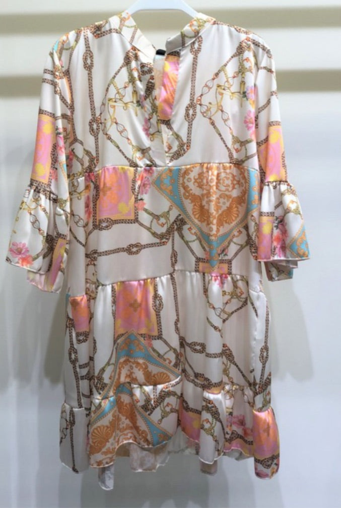 Ropes Print Tunic Dress