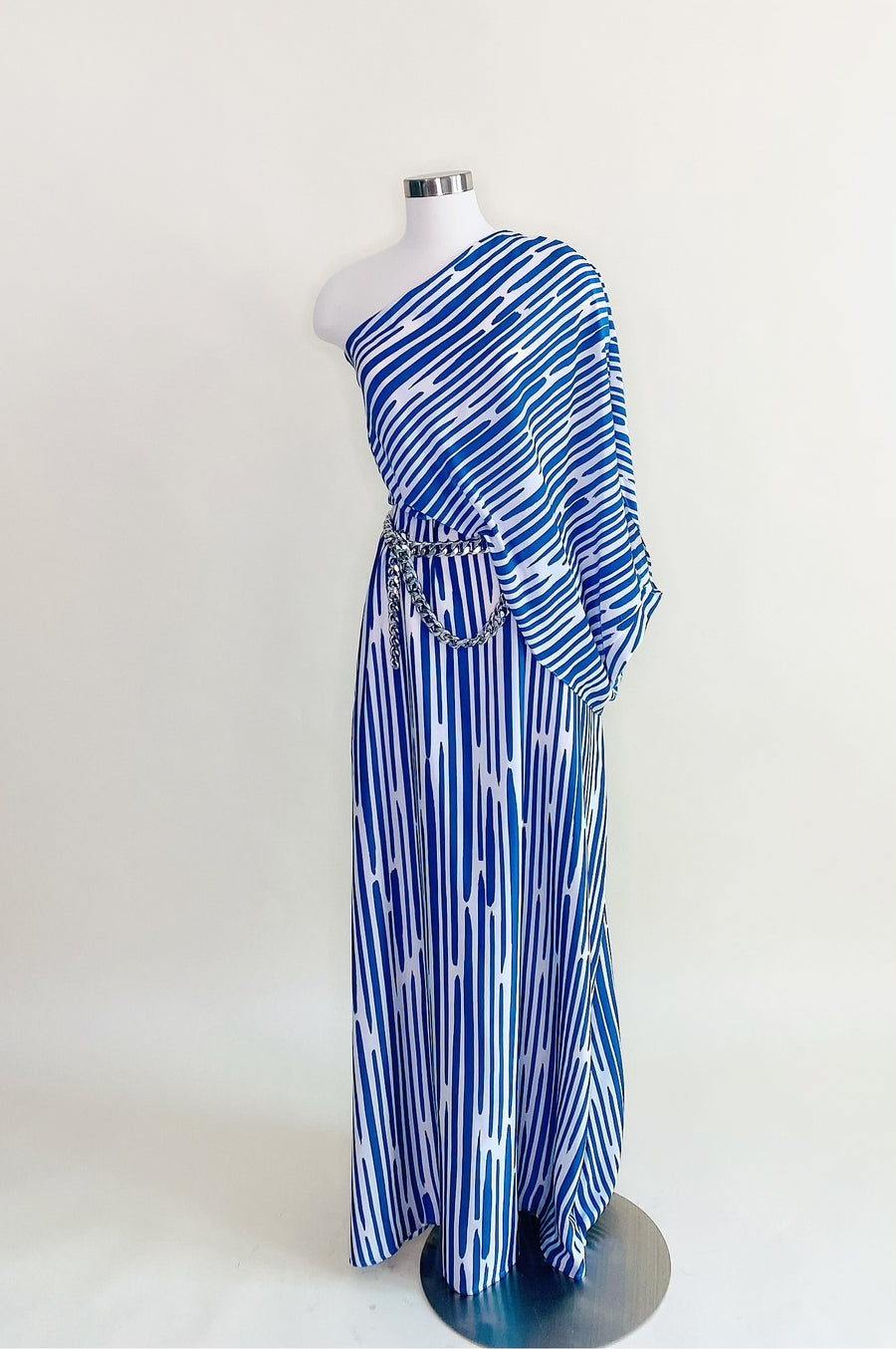 Mila Blue Stripe Maxi Dress