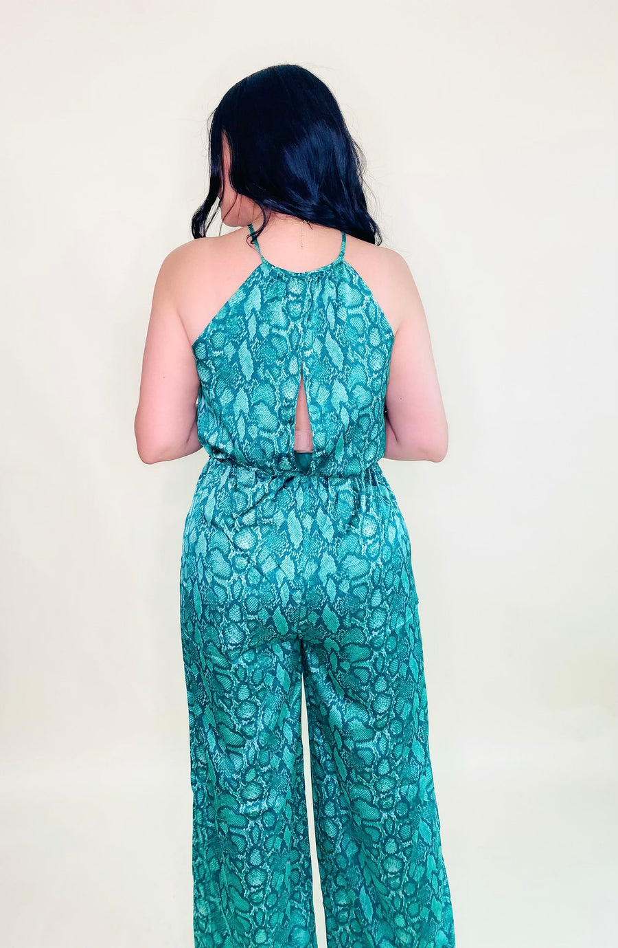 Gwen Snake Print Jumpsuit