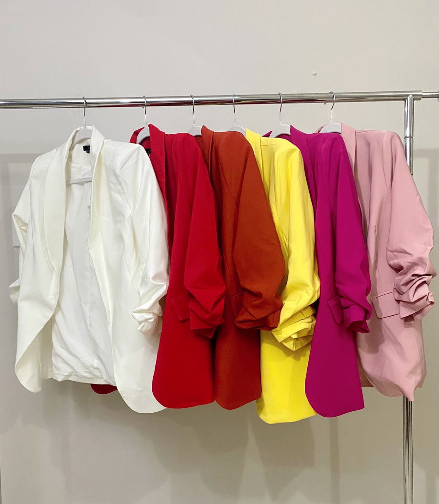 3/4 Sleeve Boyfriend Blazer