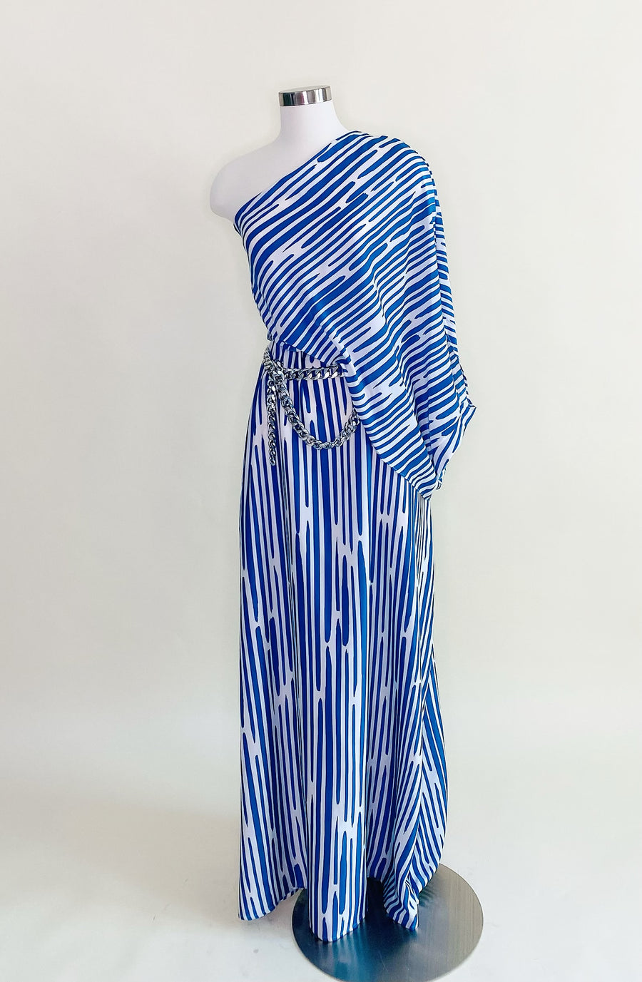 Mila Blue Stripe Maxi Dress