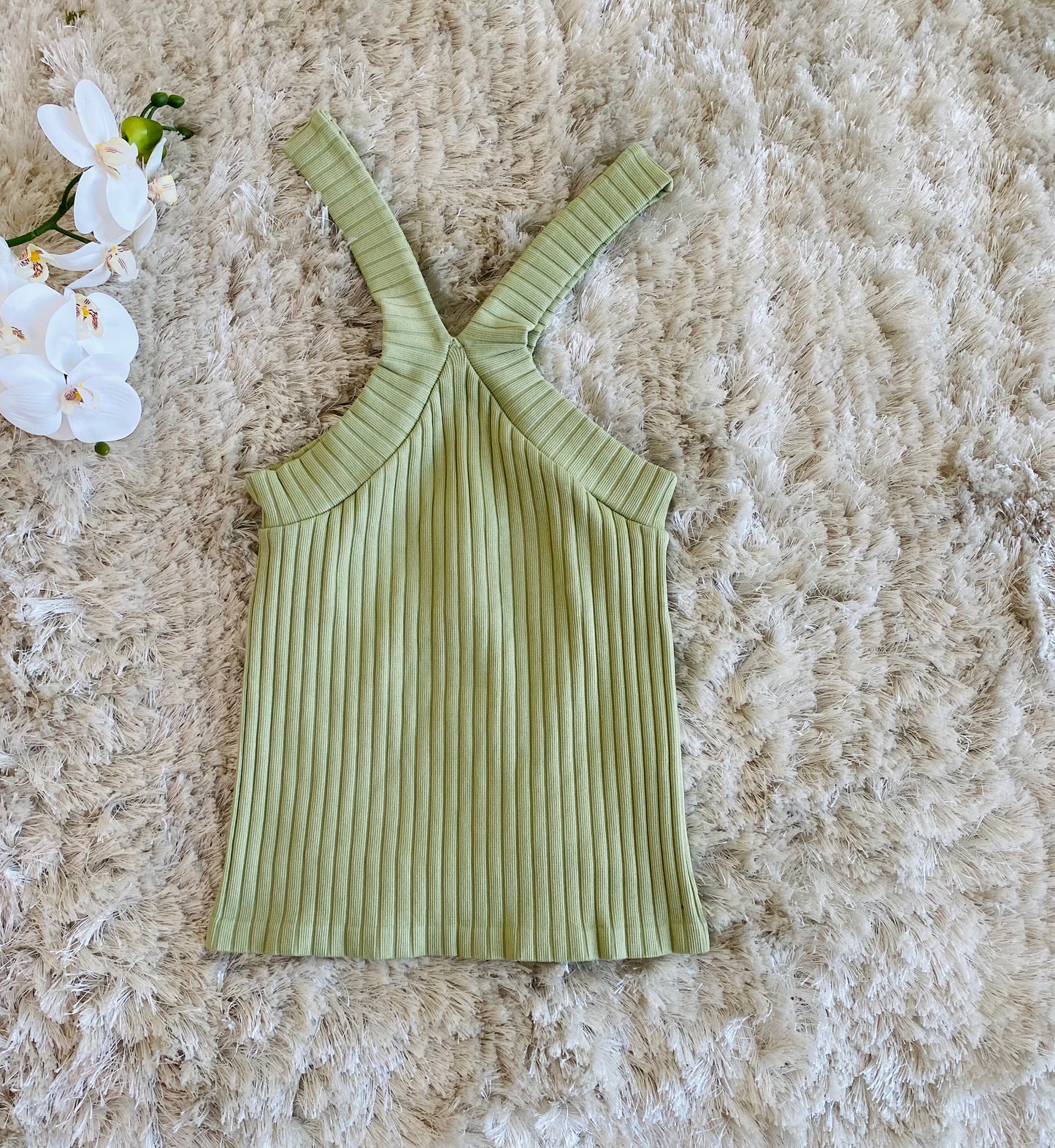 Cross Neck Basic Top