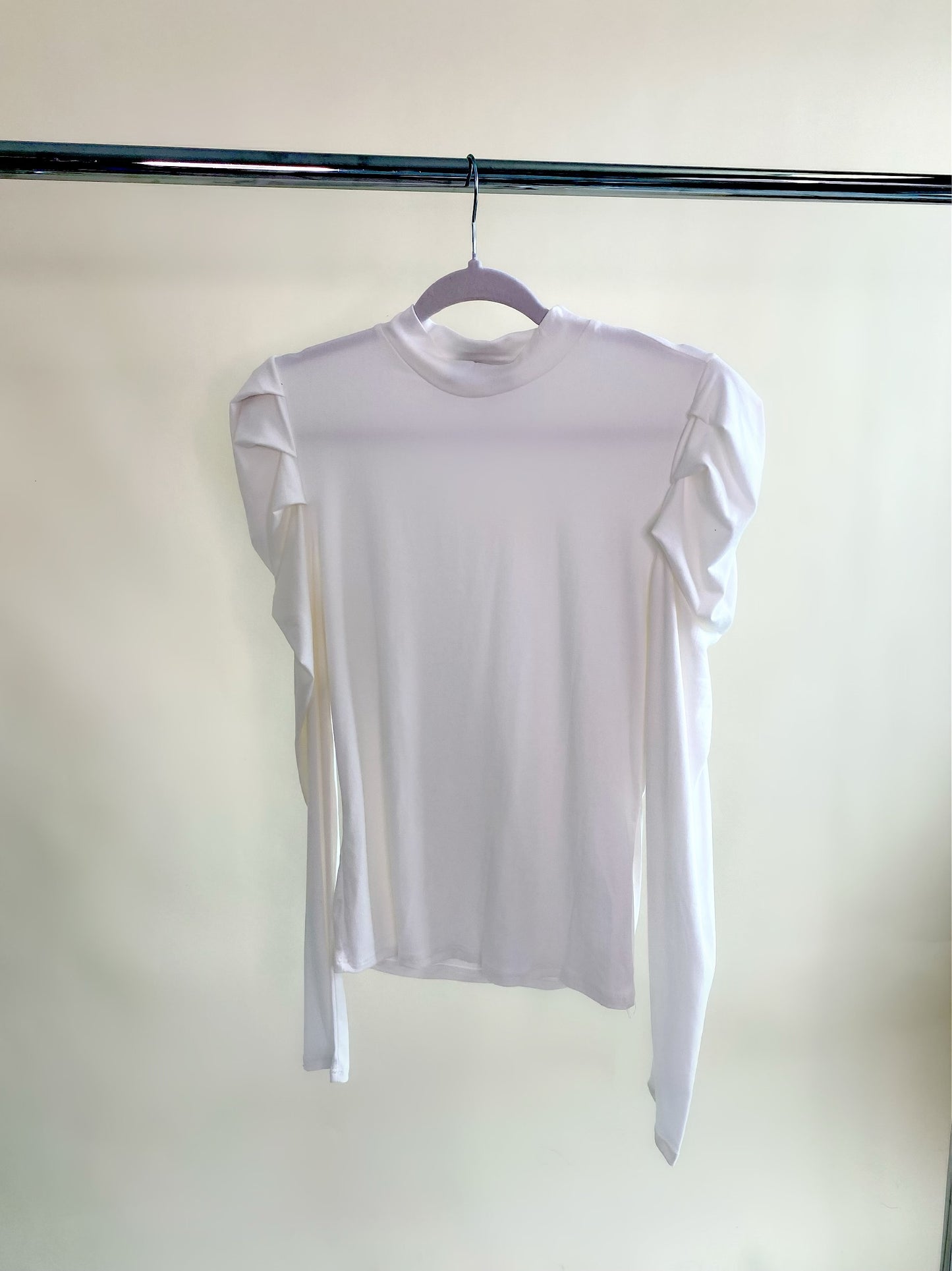 Mock Neck Long Sleeve Top